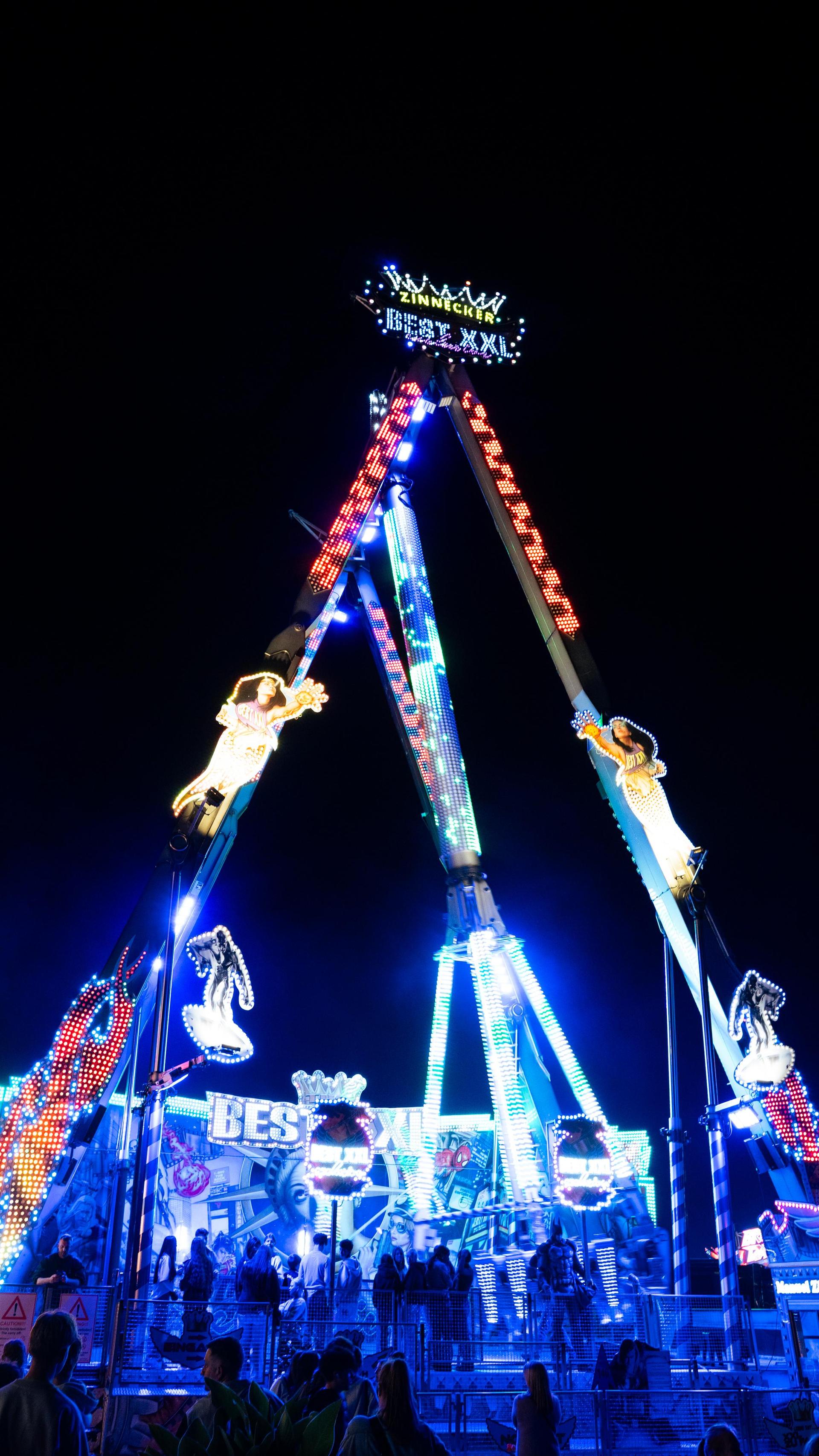 Samstagabend am Weidner Volksfest. (Bild: Hannes Stock)