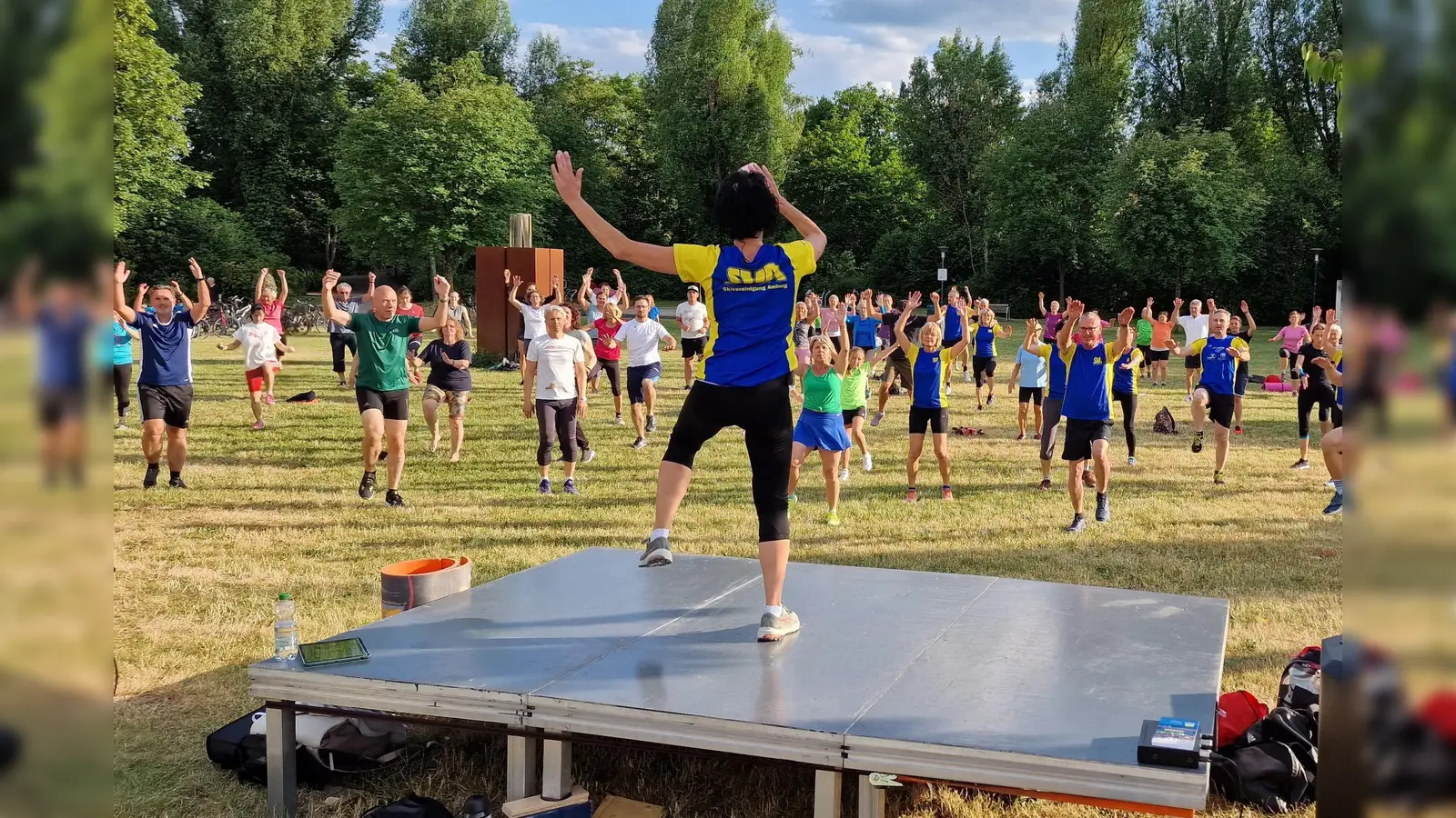 „Fit in den Feierabend“ auf der Bleichwiese bringt Menschen zusammen. (Archivbild: Stefan Schmidt)