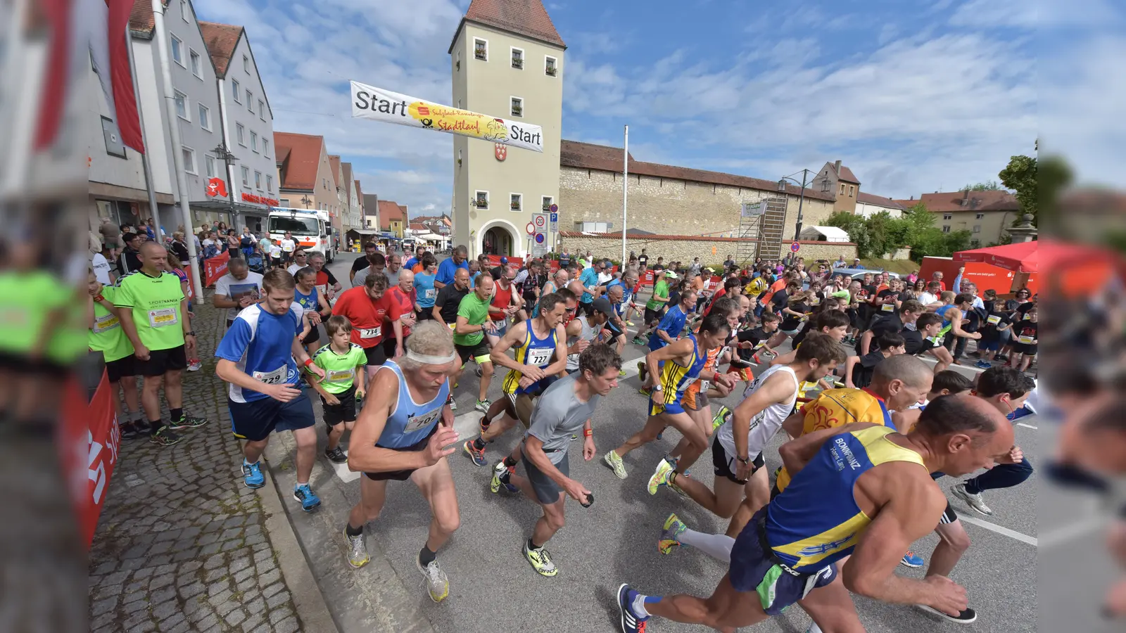 Der Stadtlauf am Samstag findet wegen der Hitze nicht statt. (Archivbild: Hubert Ziegler)