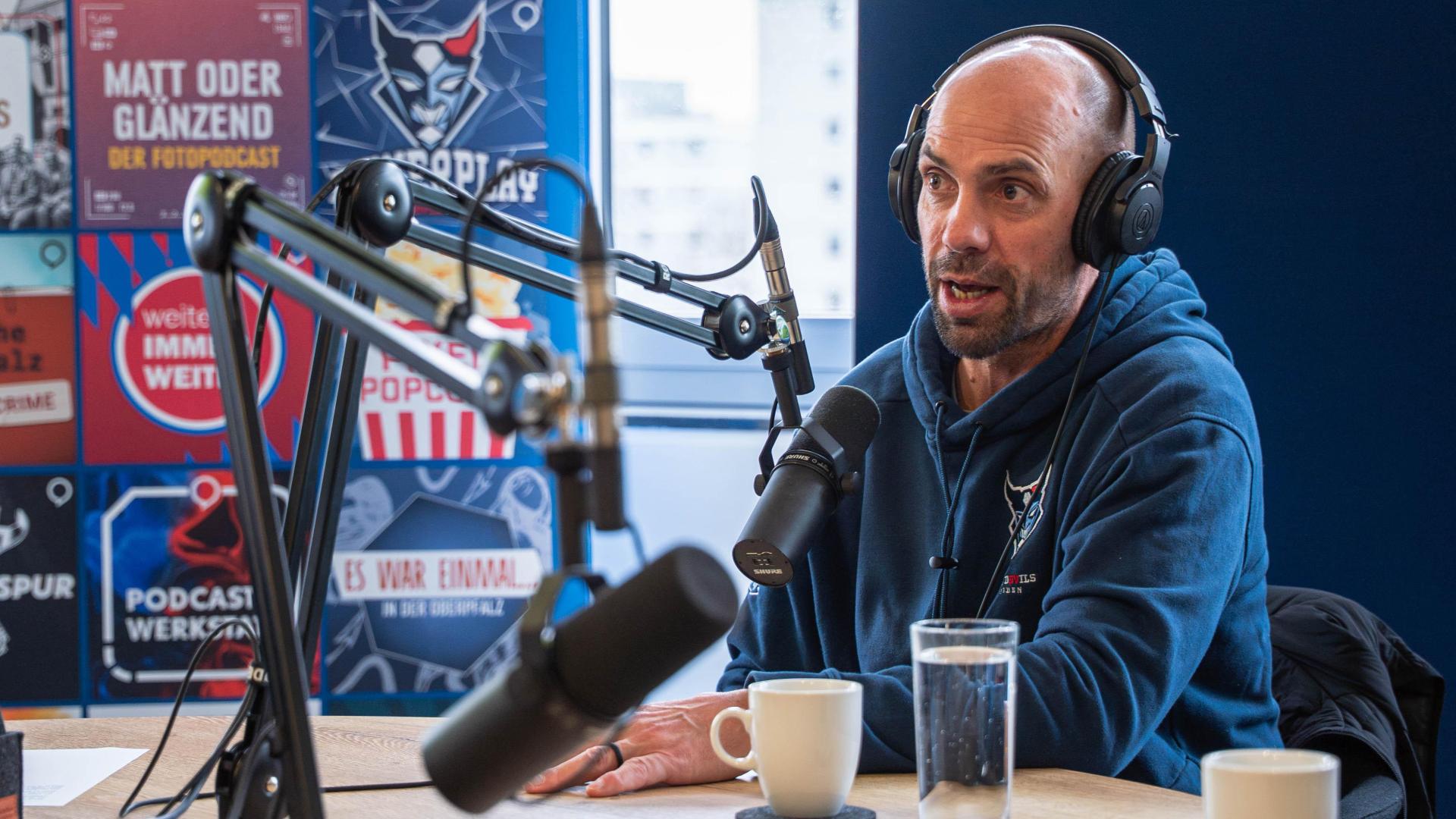 Alan Letang, Trainer der Blue Devils Weiden, war zu Gast im Podcast „Powerplay”. (Bild: Noah Wegmüller-Kocher)