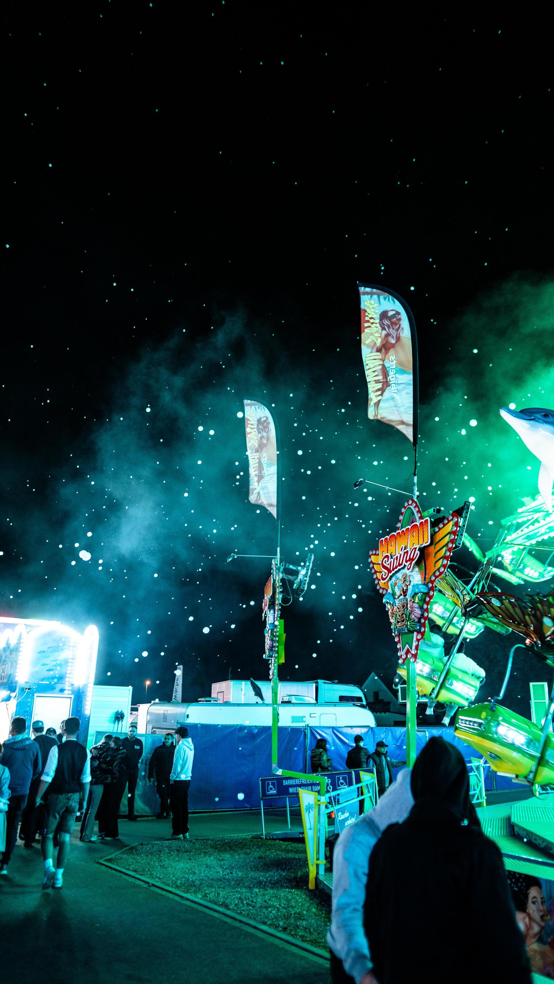 Samstagabend am Weidner Volksfest. (Bild: Hannes Stock)