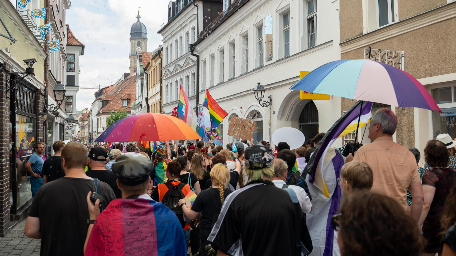 Christopher Street Day 2026 in Amberg. (Bild: Marina Gube)