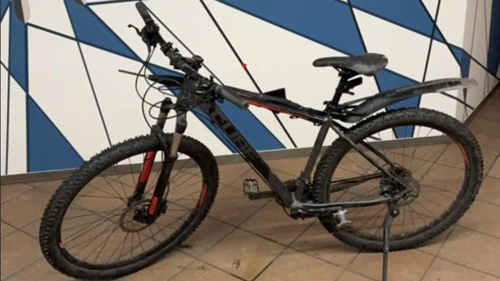 Wem gehört das Mountainbike, das die Polizei am Sonntag in Weiden sicherstellte? Der Eigentümer soll sich melden. (Bild: Polizei)