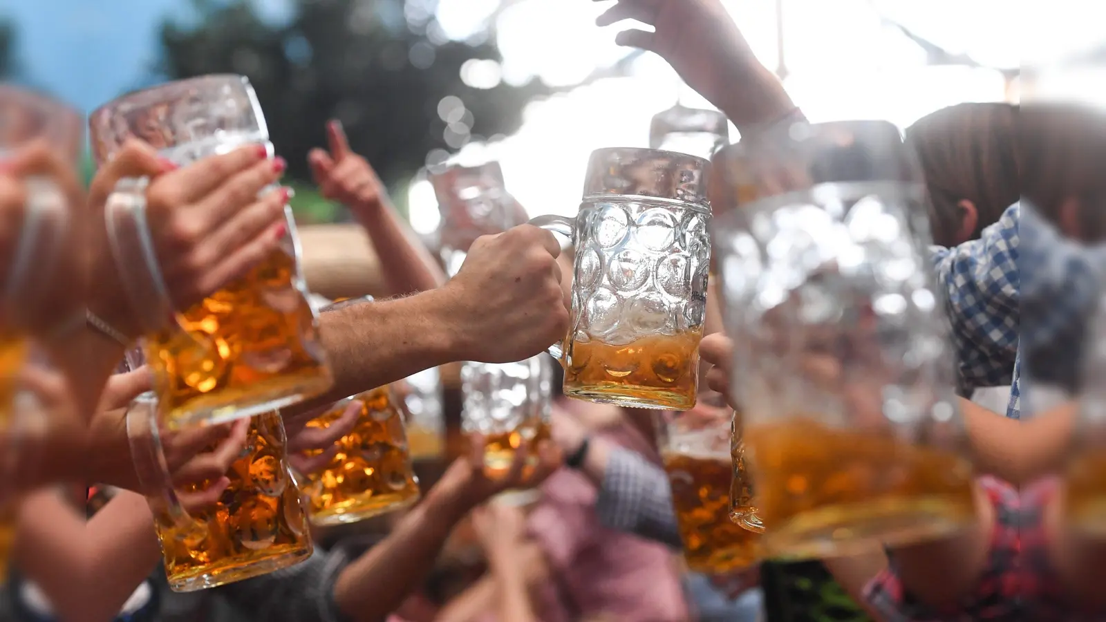 Auf dem Starkbierfest in Luhe-Wildenau kam es zu einer Schlägerei zwischen zwei stark alkoholisierten Männern. Die Polizei musste eingreifen. (Symbolbild: Tobias Hase)