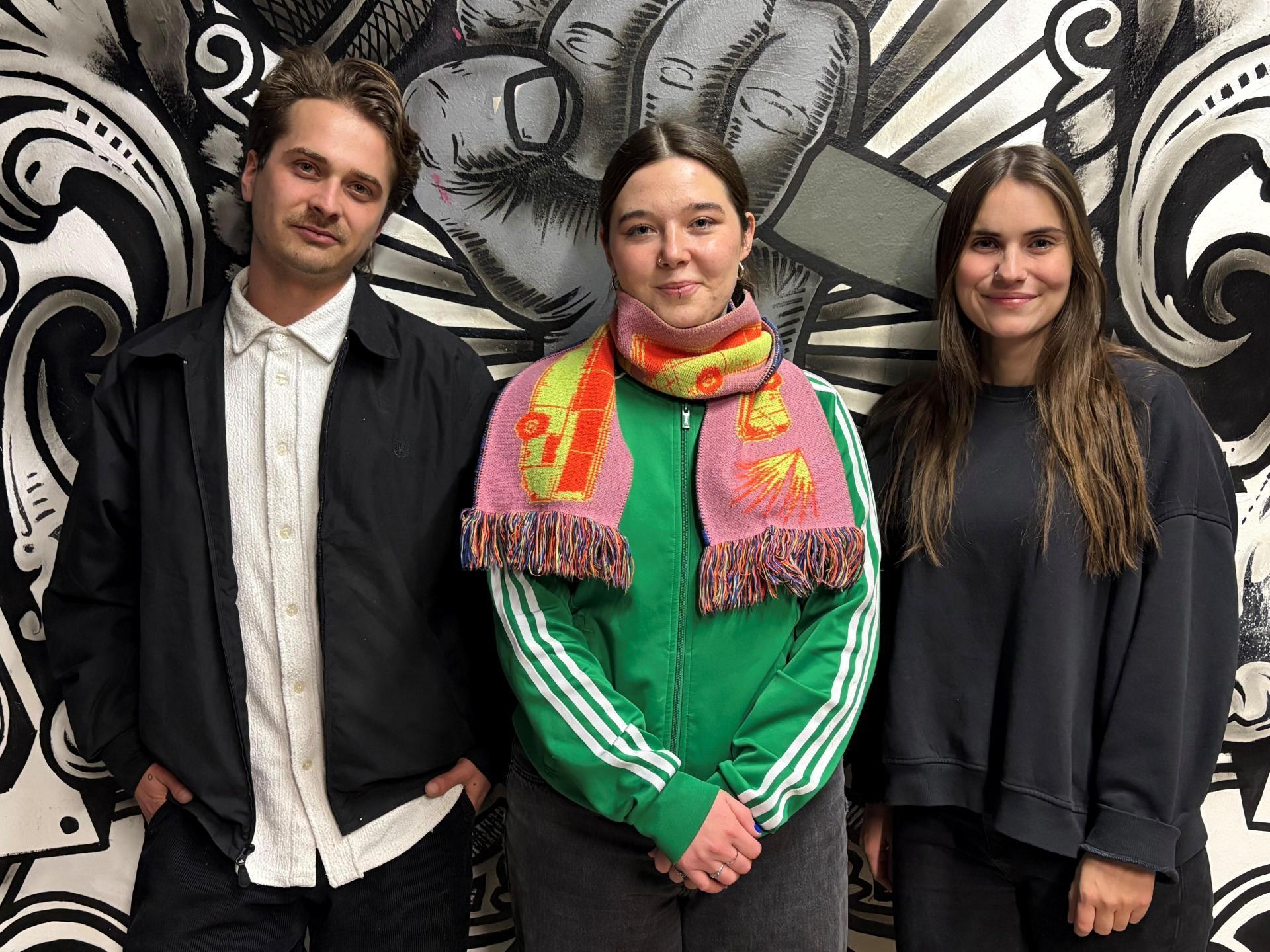 Die kreativen Köpfe hinter „Stadt Null”: Michael Kutscher, Hannah Schraml, Johanna Grillenbeck (von links) (Bild: privat)