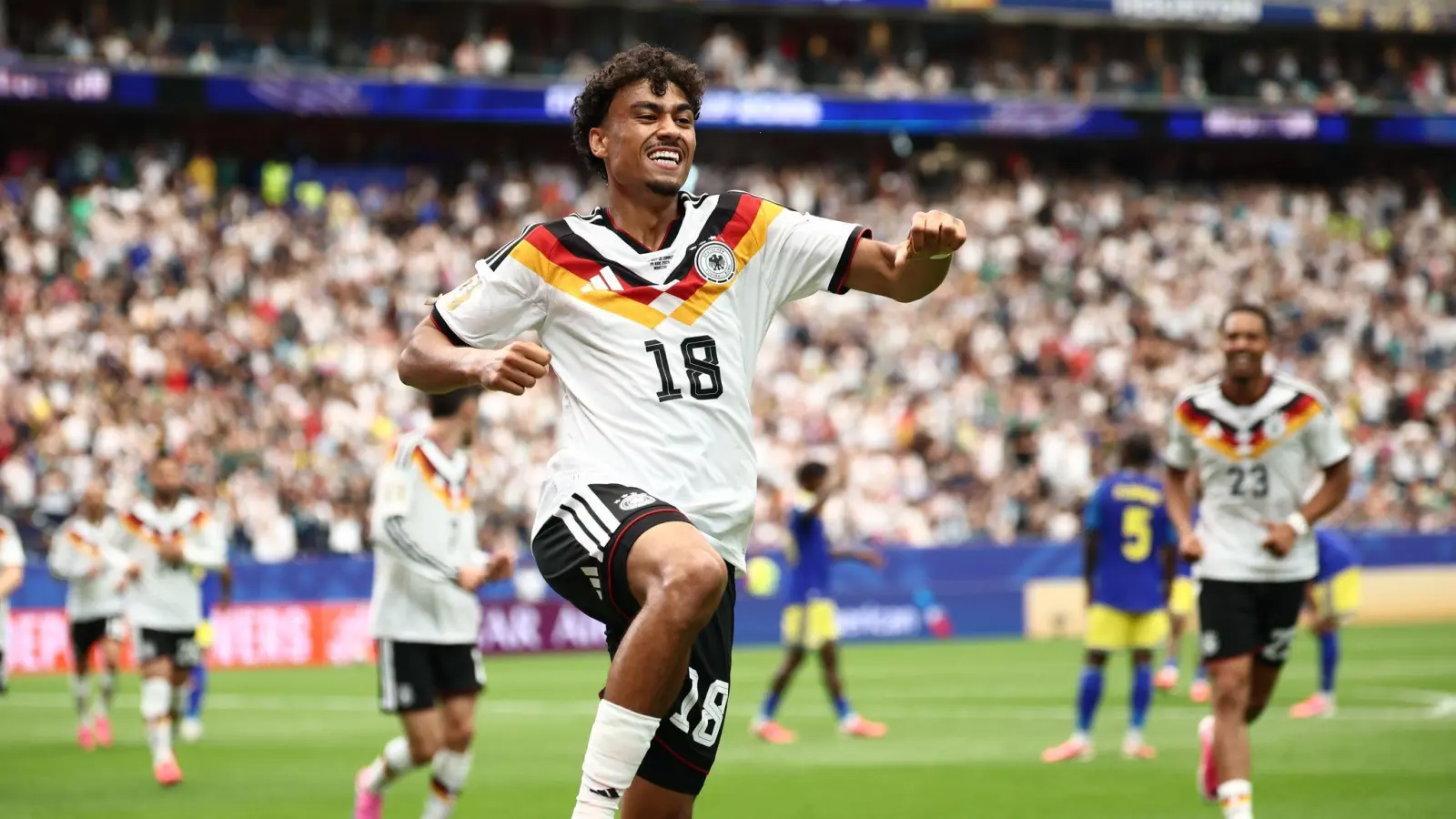 Nathaniel Brown erlebt bei der WM in Amerika seinen Traum.  (Bild: Christian Charisius/dpa)