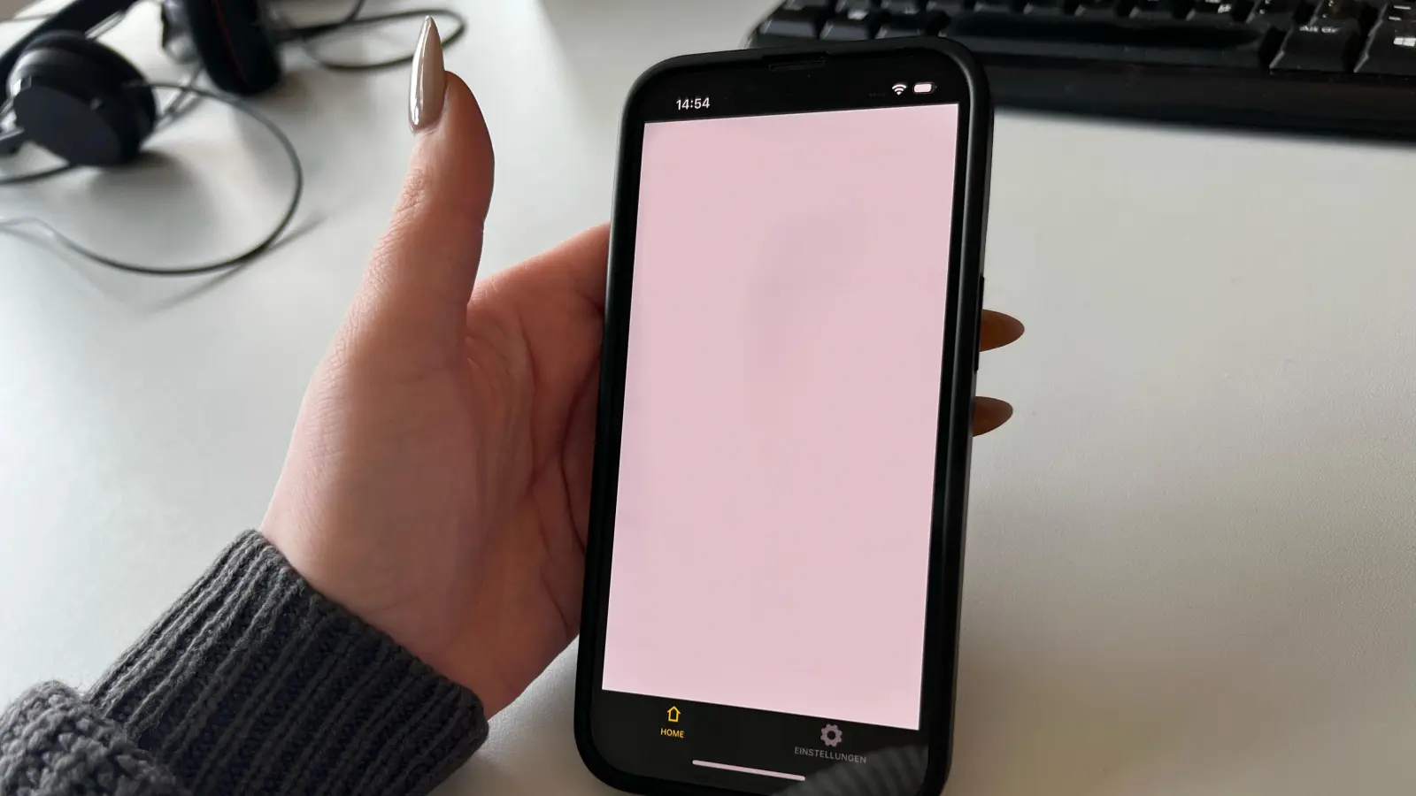 Die Amberg24-App auf einigen Geräten bei deaktiviertem Tracking.  (Bild: Nina Ware)