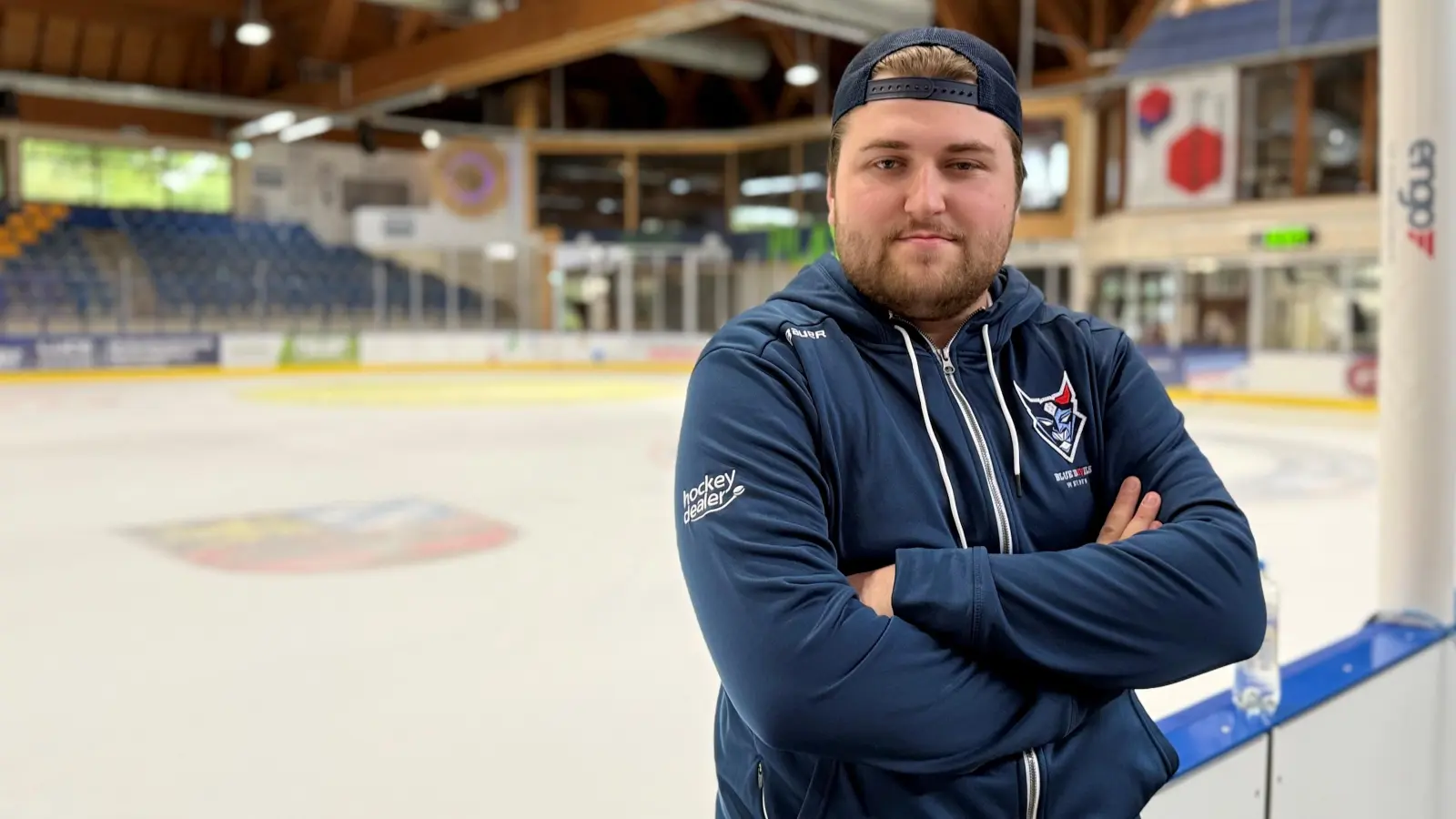 Der neue Videocoach der Blue Devils Weiden, Lucca Wenzl.  (Bild: Christian Kaminksy)