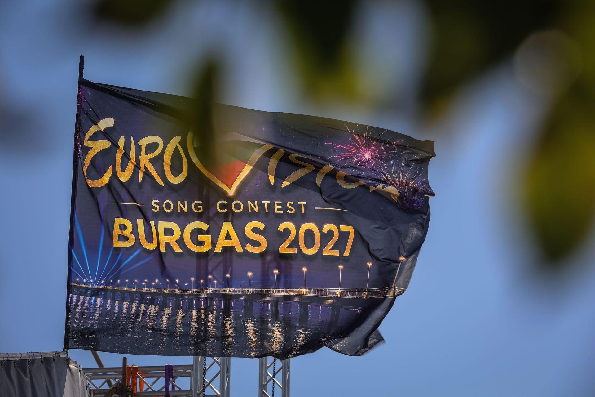 Am ESC in Burgas werden mindestens 36 Länder teilnehmen.  (Bild: Valentina Petrova/AP/dpa)
