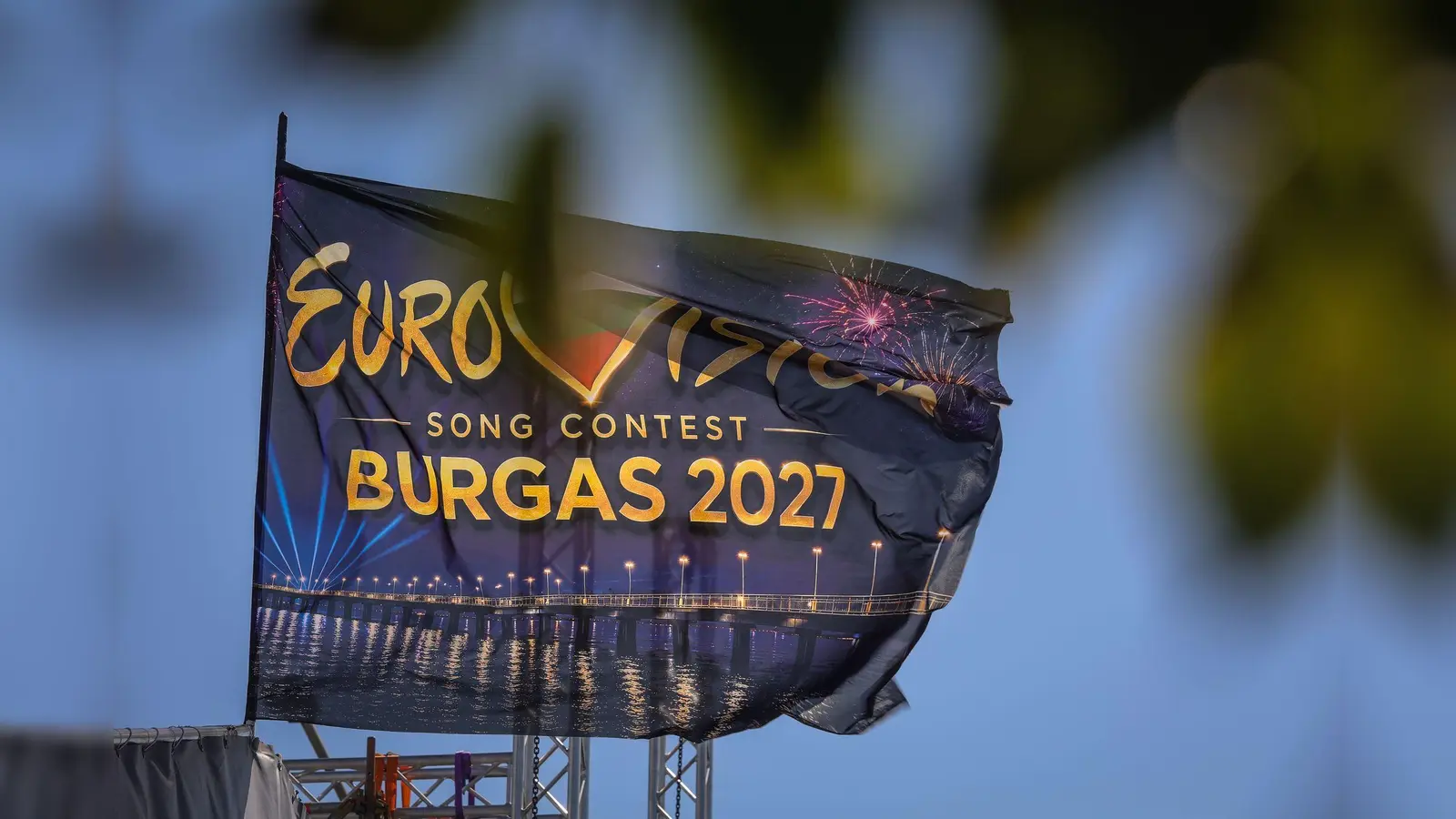 Am ESC in Burgas werden mindestens 36 Länder teilnehmen.  (Bild: Valentina Petrova/AP/dpa)
