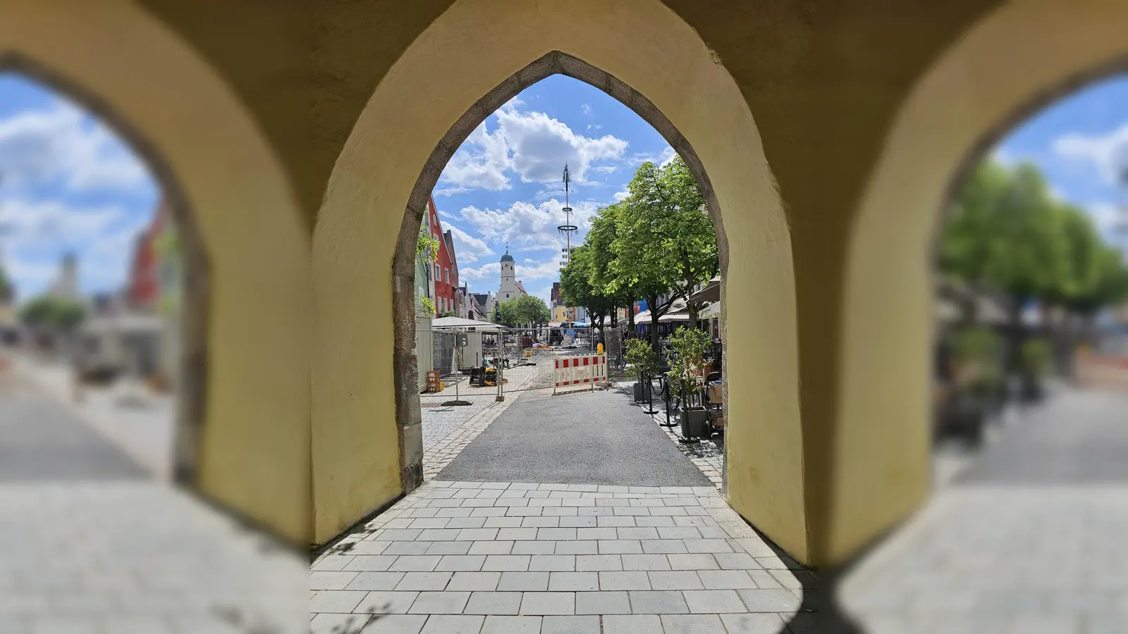 Das Bürgerfest in Weiden soll am 27. und 28. Juni möglichst ohne Störungen durch Baustellen oder Bauarbeiten stattfinden. Wie die Stadt mitteilt, sollen die Bauarbeiten in der Altstadt bis dahin weitgehend abgeschlossen sein.  (Bild: Stadt Weiden)