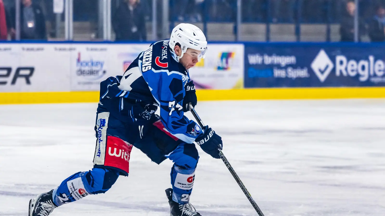 Paul Vinzens verlässt die Blue Devils Weiden und macht den nächsten Karriereschritt in der DEL. (Bild: Tobias Neubert)