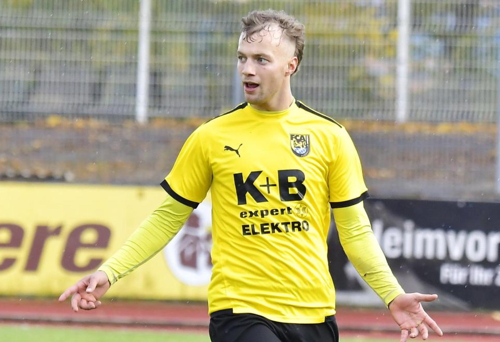 Noah Majdic wird vorerst nicht mehr für den FC Amberg auflaufen.  (Archivbild: Hubert Ziegler)