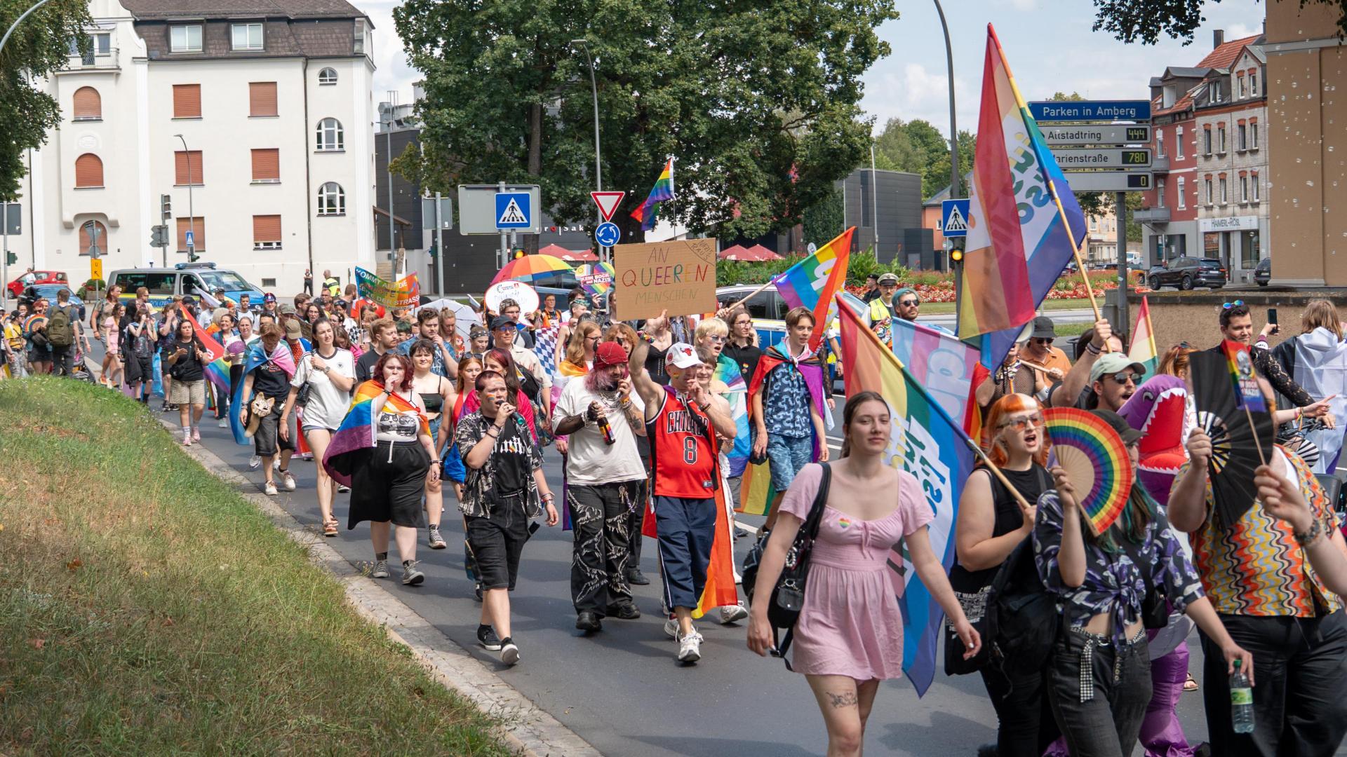Christopher Street Day 2026 in Amberg. (Bild: Marina Gube)