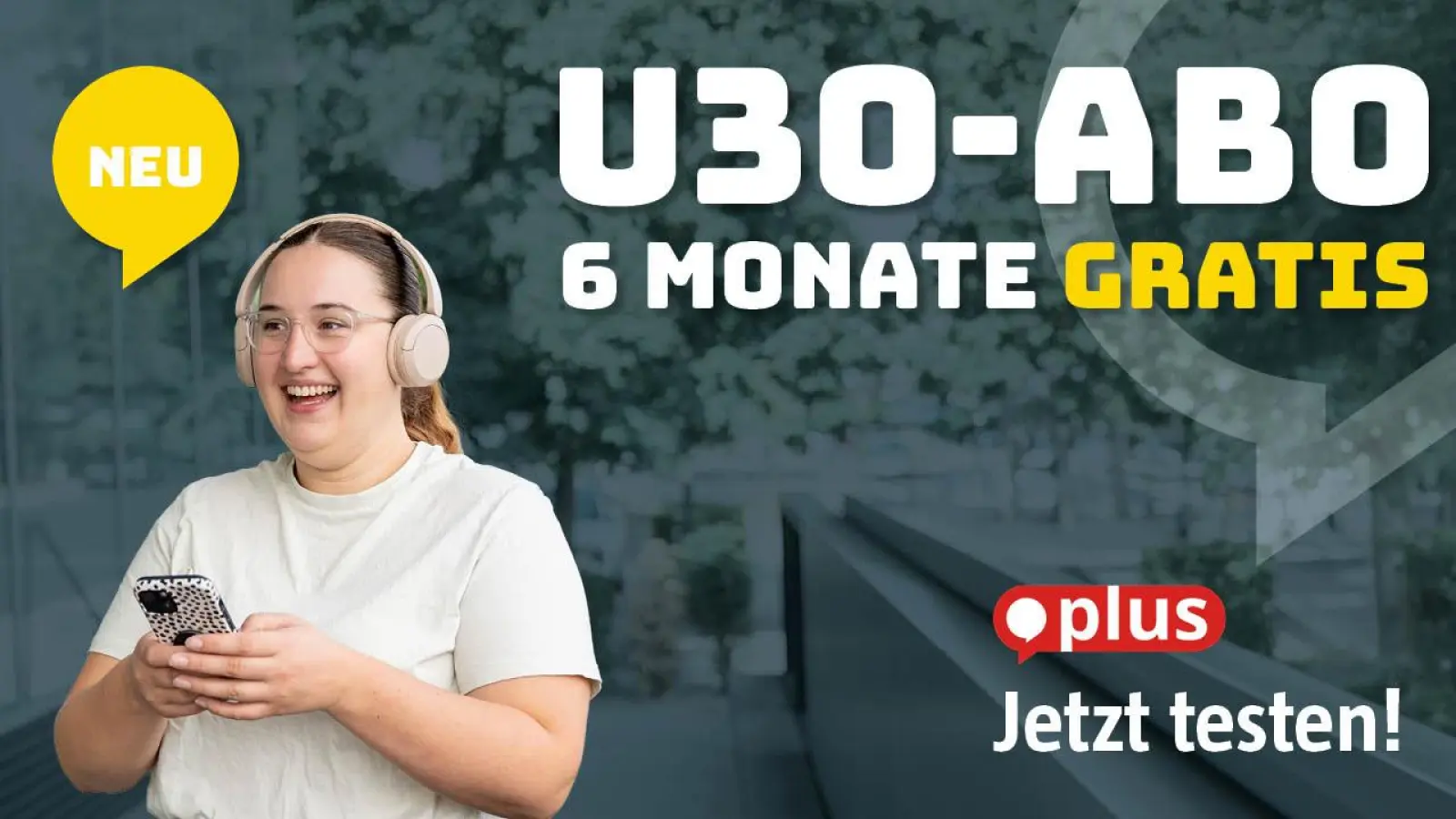 Sechs Monate lang kostenlos lesen: Das U30-Abo ermöglicht allen unter 30 Jahren den freien Zugang zu OnetzPlus. (Grafik: Franka Eichl)