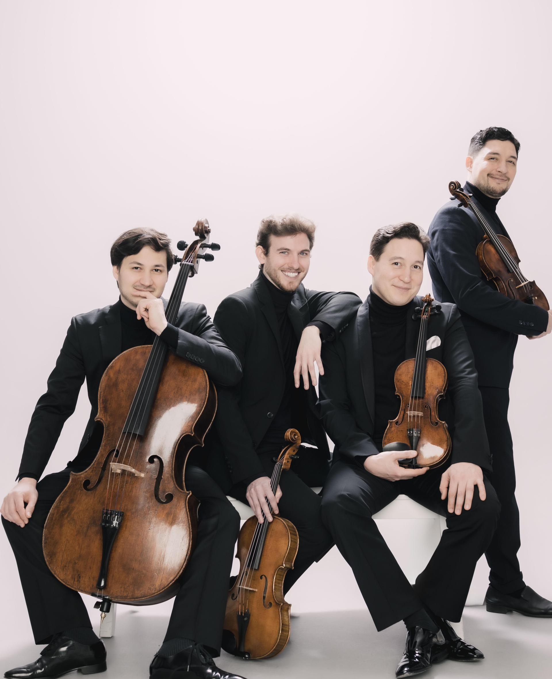 Das Schumann Quartett eröffnet am Freitag, 16. Oktober, die Saison der Weidener Meisterkonzerte in der Max-Reger-Halle. <br> (Bild: Marco Borggreve)