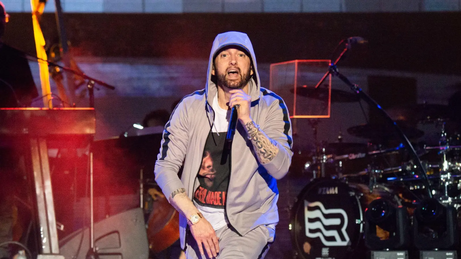 Das neueste Album „The Death of Slim Shady (Coup de Grâce)“ von Eminem erschien im Juli 2024. (Archivbild: Amy Harris/Invision/AP/dpa)