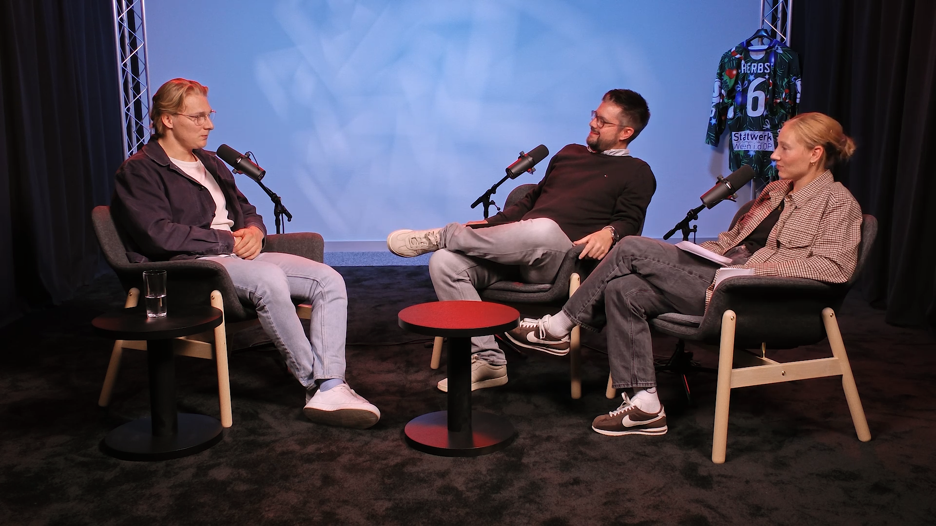 Charlie Jahnke (links) stand im Podcast Powerplay Rede und Antwort. (Bild: gld)