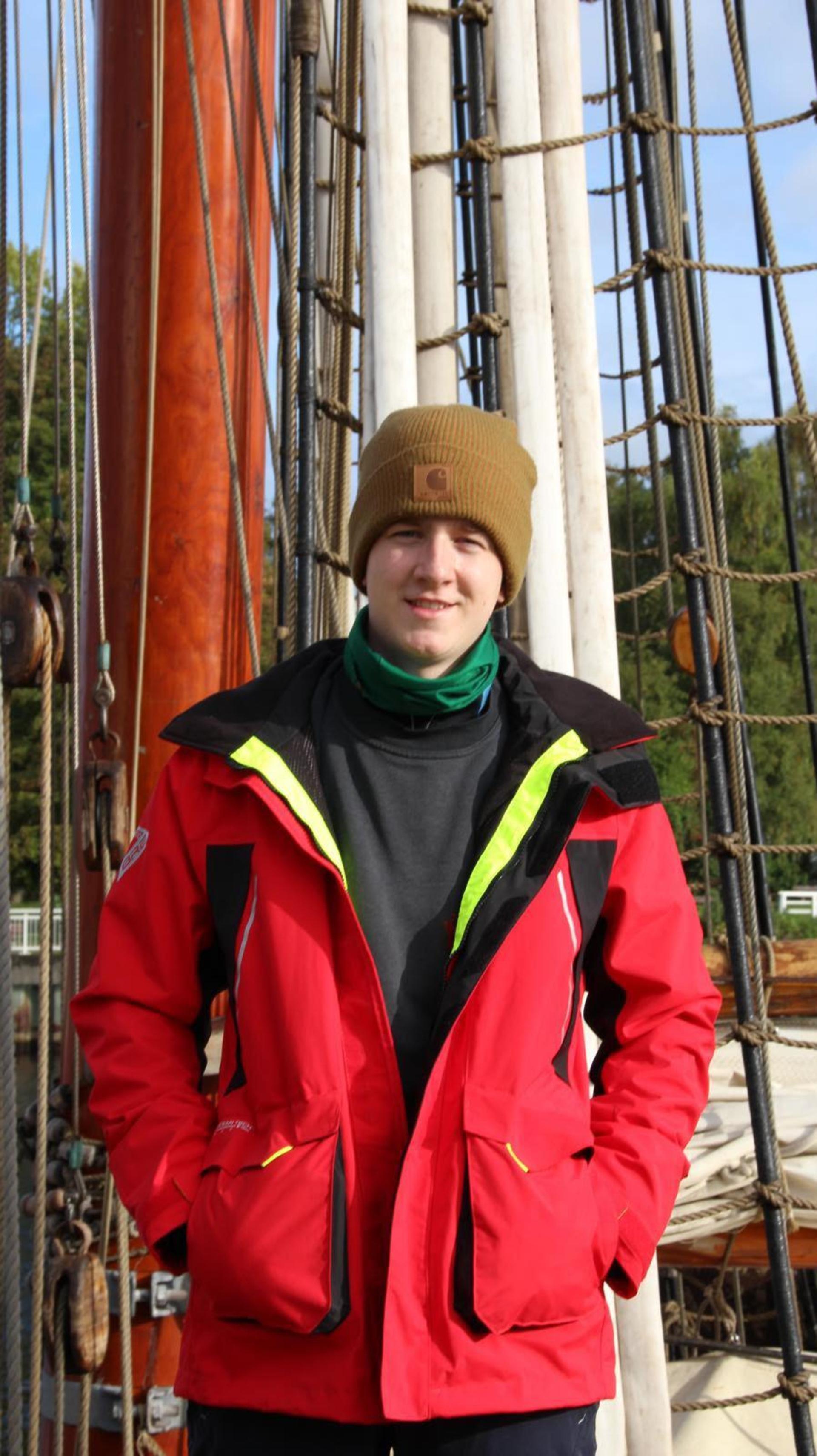 Vinzenz Schichtl ist einer der Teilnehmer von „Klassenzimmer unter Segeln”.  (Bild: Jane v. M.)