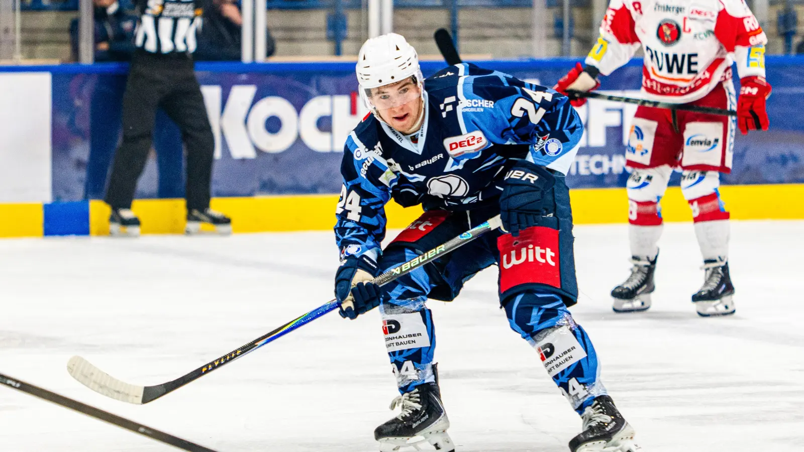 Paul Vinzens ist der U21-Förderspieler des Monats in der DEL2.  (Bild: Elke Englmaier)