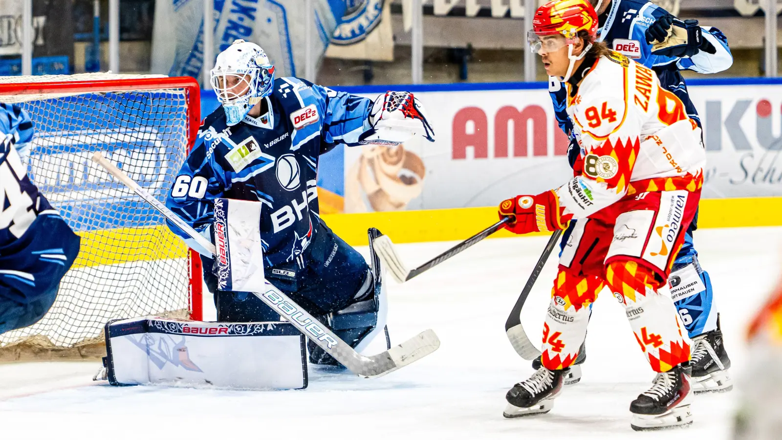 Goalie Felix Noack fehlt den Blue Devils Weiden verletzungsbedingt. (Archivbild: Elke Englmaier)