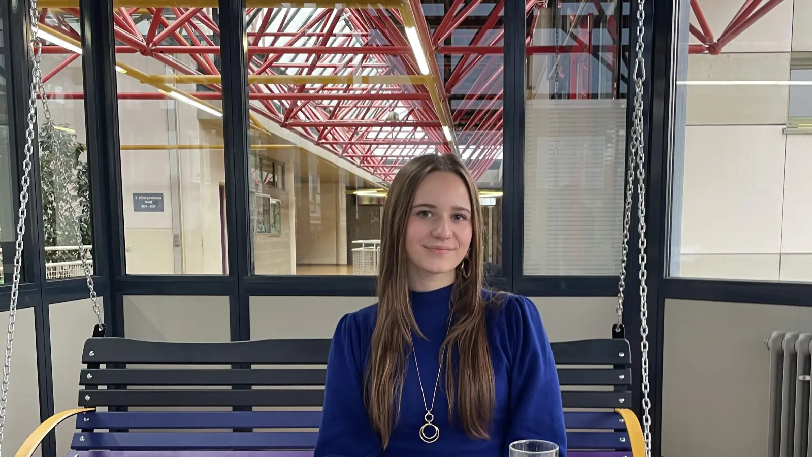 Greta Schiffner vom Elly-Heuss-Gymnasium hat den „Non Native Speaker Award” gewonnen. (Bild: Paulina Schmidt)