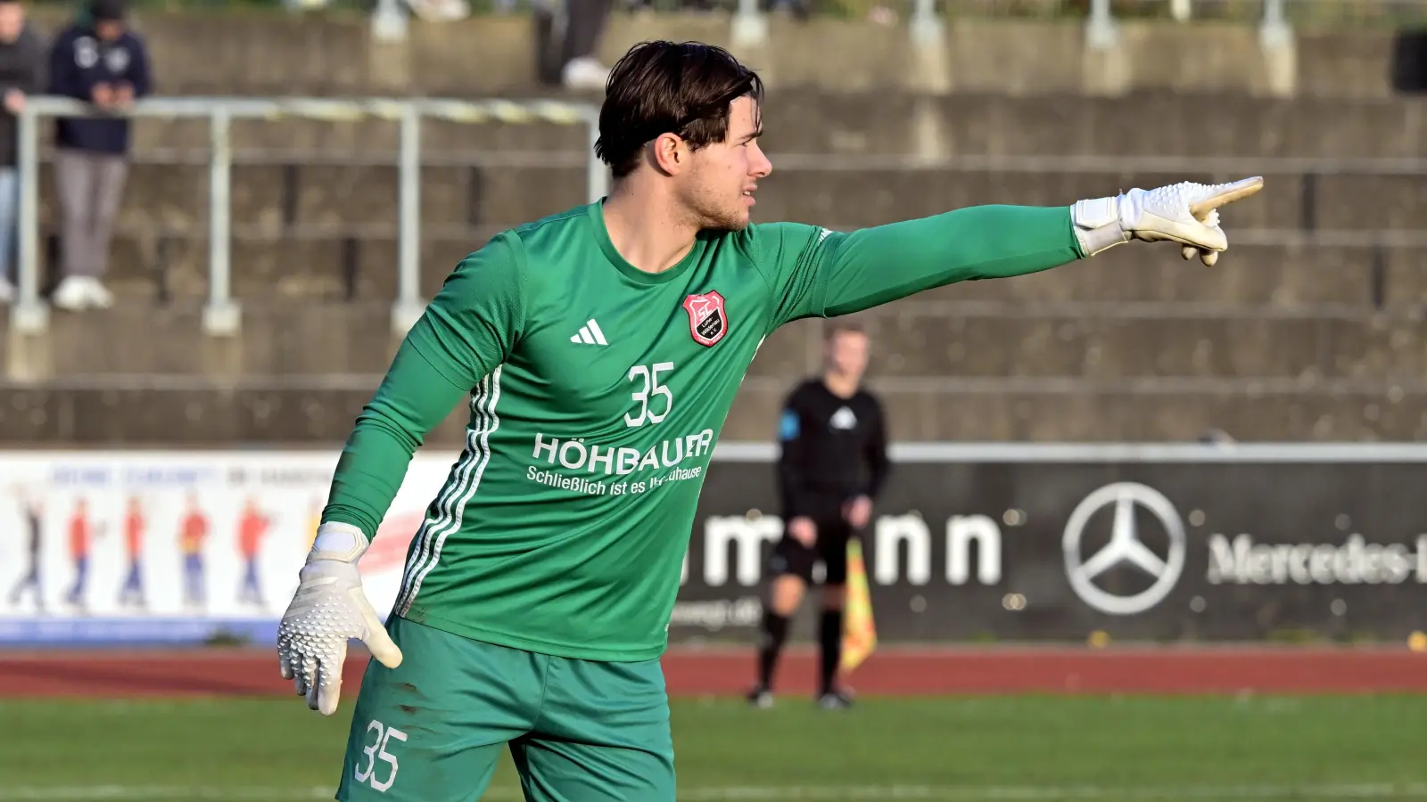 Max Baierl stand zuletzt beim SC Luhe-Wildenau zwischen den Pfosten. Bis zum Saisonende spielt er für vorerst für Upo.  (Bild: Hubert Ziegler)