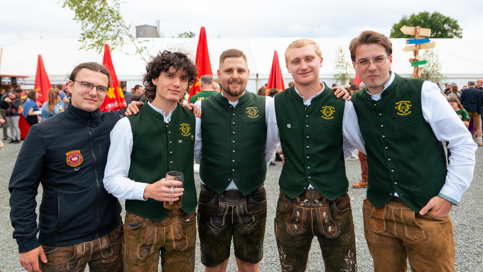 Der Burschenverein Parkstein feierte ein rauschendes Fest. (Bild: Hannes Stock)