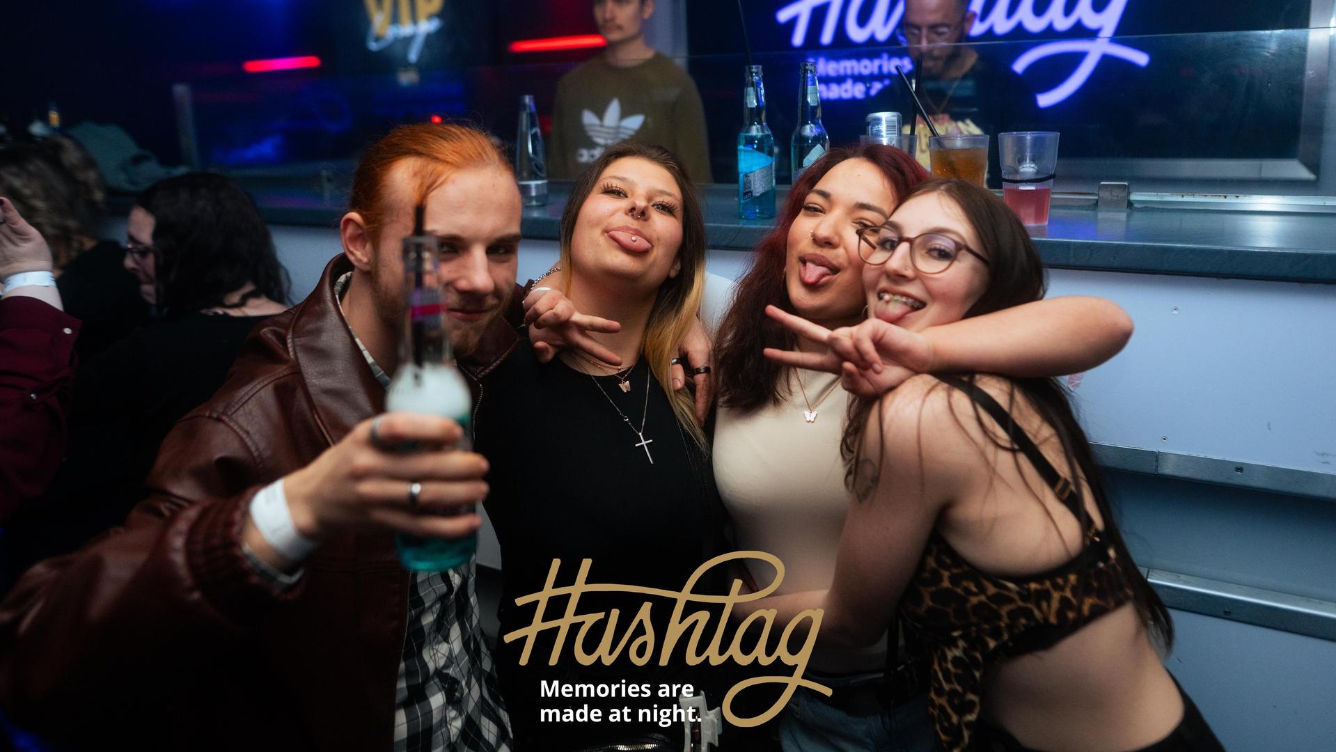 Im Hashtag ging es am Samstag in die zweite Runde der Party-Reihe Blacked Out. (Bild: Hannes Stock)