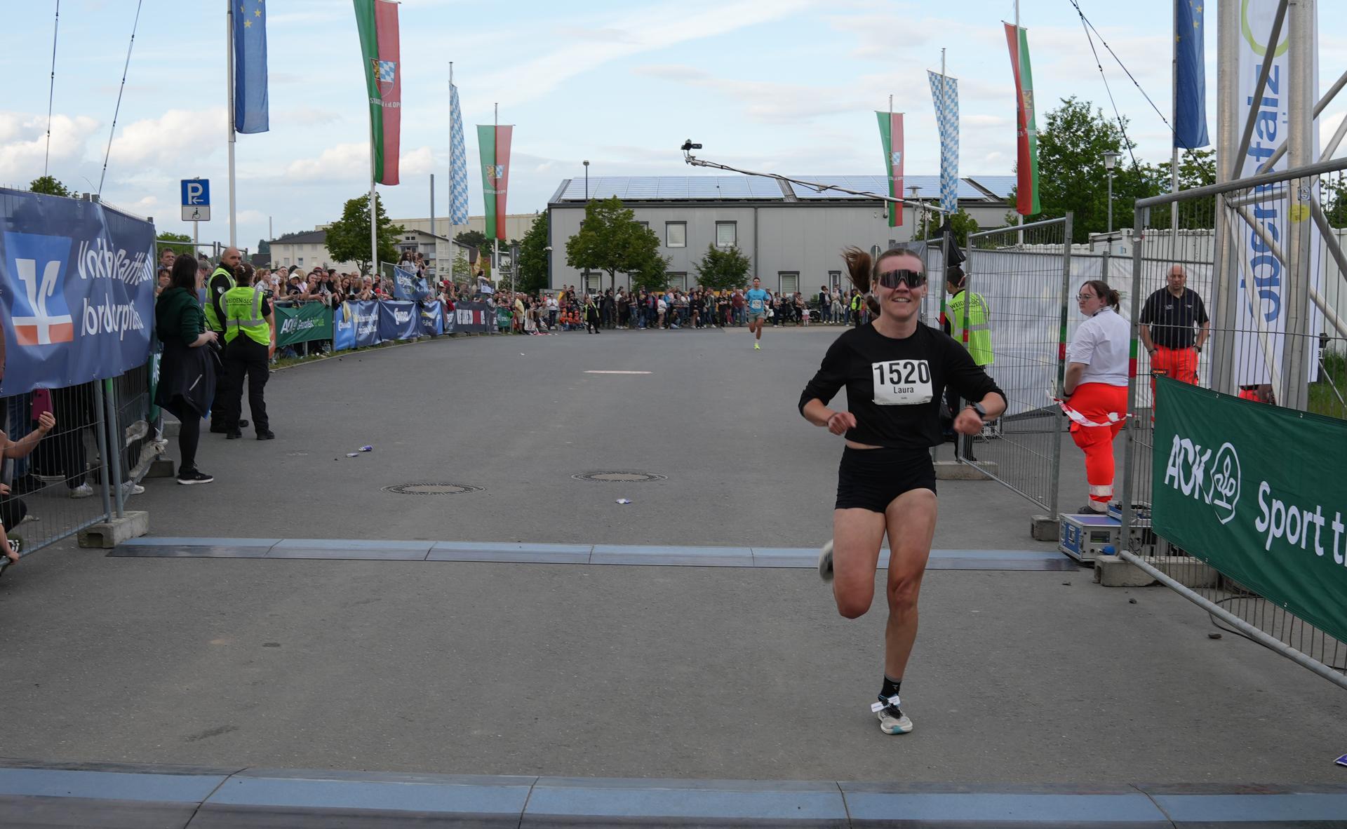 Laura Martinez - die schnellste Frau im Ziel. (Bild: Alexander Unger)