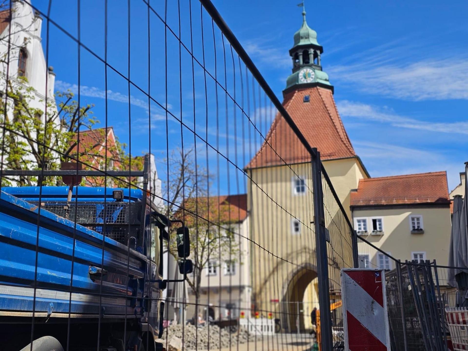 Die Sperrung am Unteren Tor in Weiden beginnt am 13. April. (Bild: Stadt Weiden)