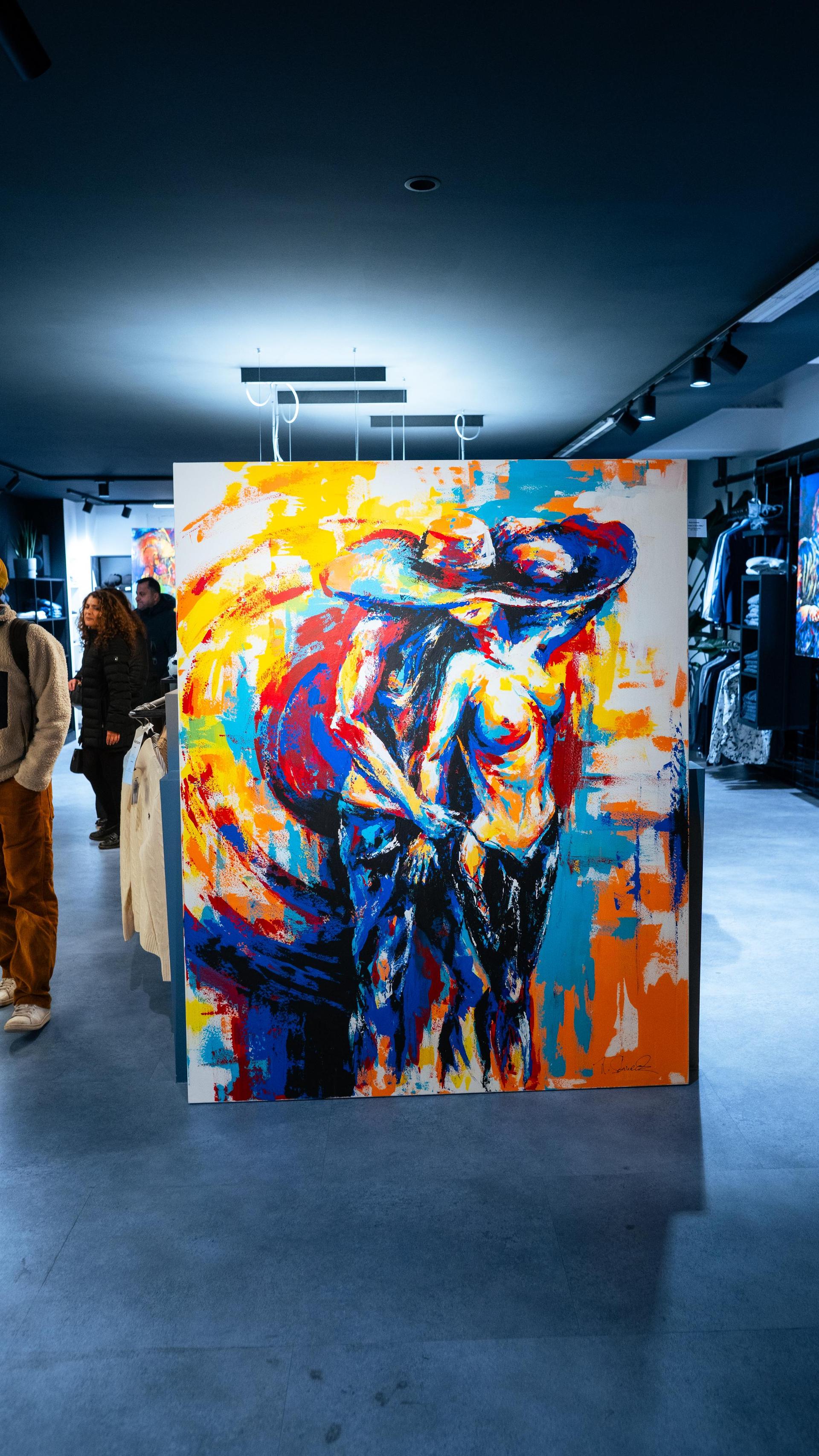 Weiden Kunstgenuss bis Mitternacht: Hier ein Einblick. (Bild: Hannes Stock)