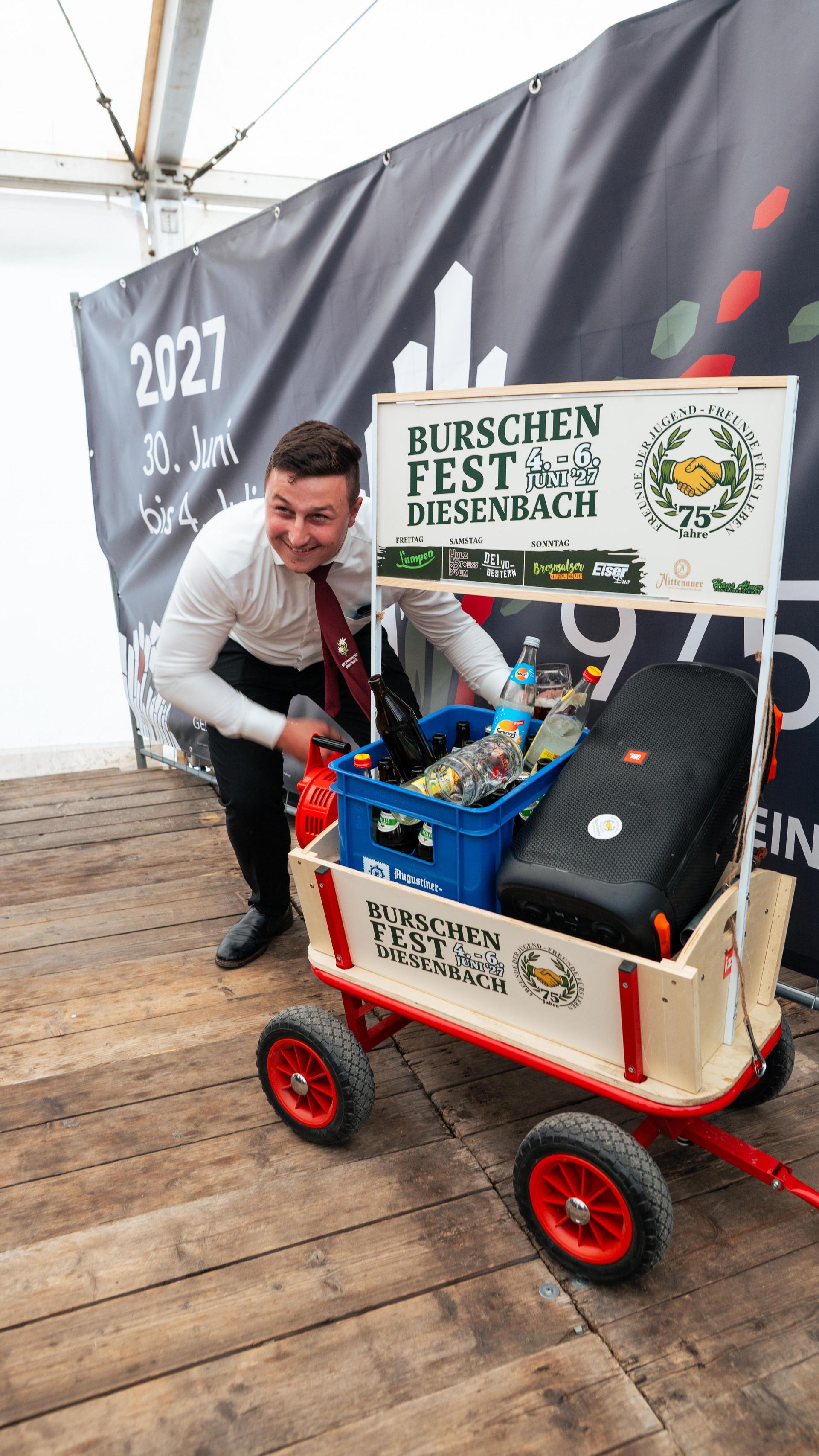 Der Burschenverein Parkstein feierte ein rauschendes Fest. (Bild: Hannes Stock)