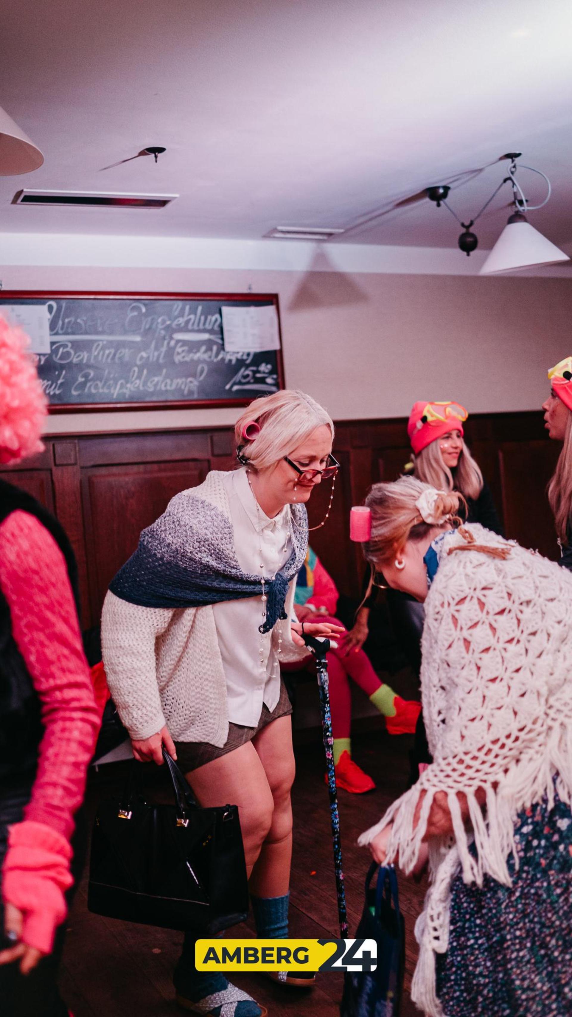 Beim Winkler hatte die Feier der Amberger Hexennacht ihren ganz besonderen Touch. (Bild: Mario Donhauser)