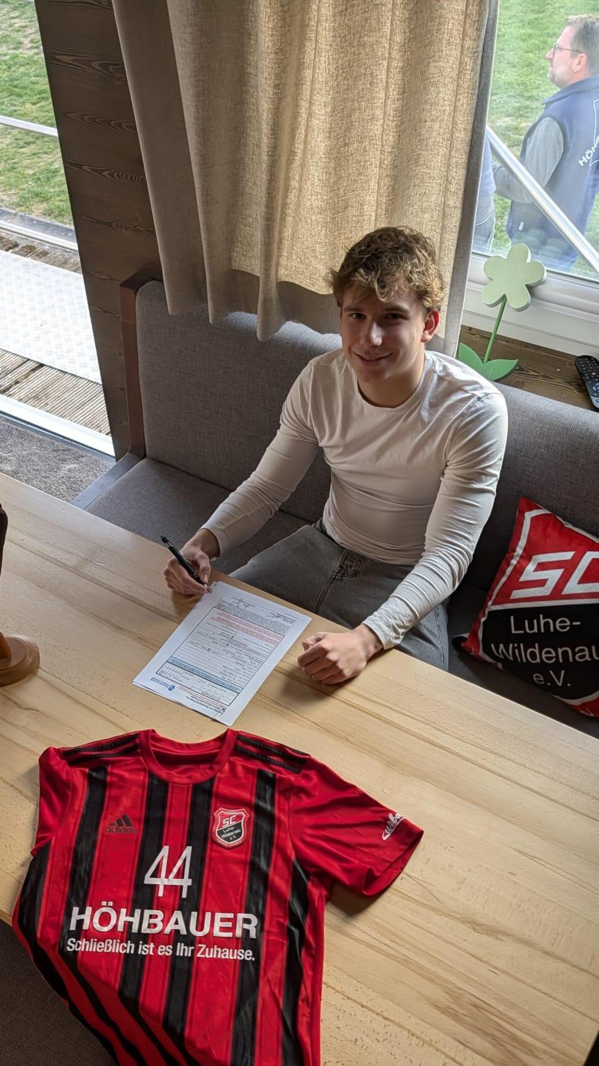 Julian Lehnert wechselt von der U19 des FC Weiden-Ost zum SC Luhe-Wildenau. (Bild: SC Luhe-Wildenau)