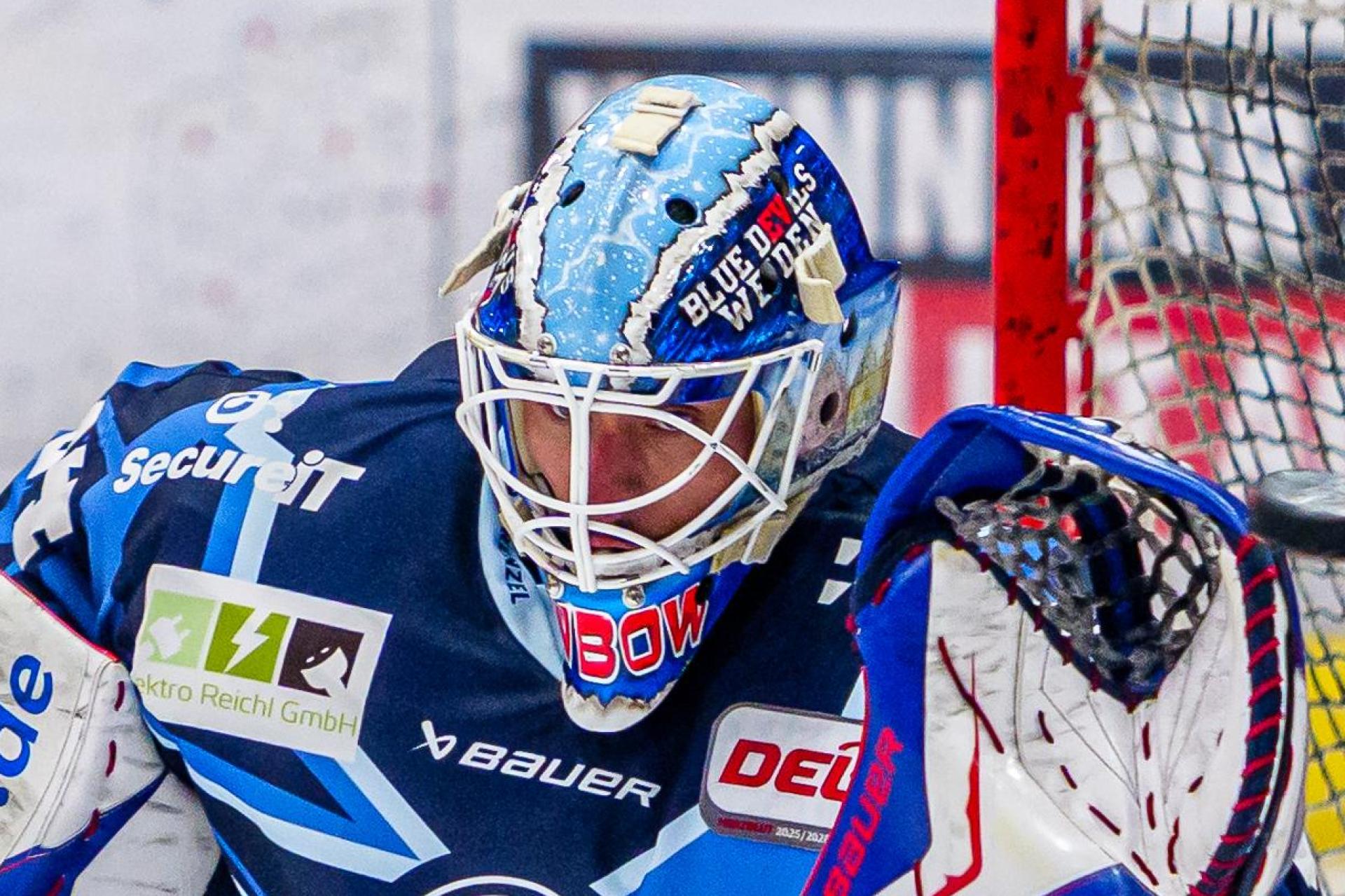 Goalie Michael McNiven hat sich im Training verletzt. (Bild: Elke Englmaier)