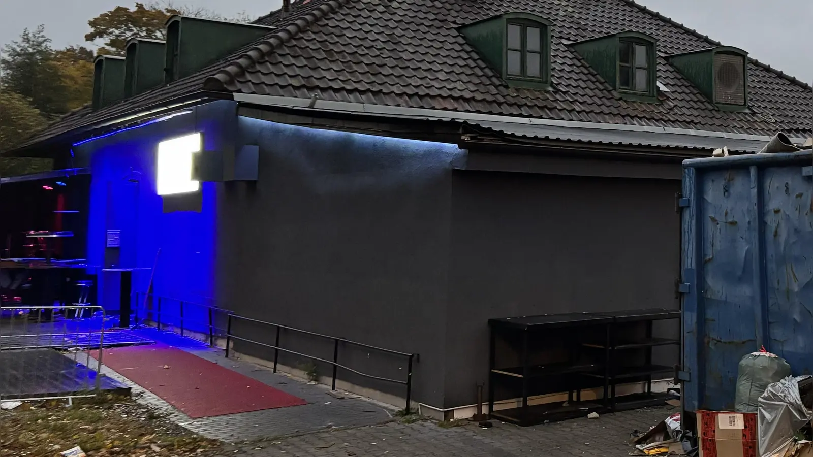 Gerade herrscht rund um die Disco noch eine Baustelle. (Bild: mcl)