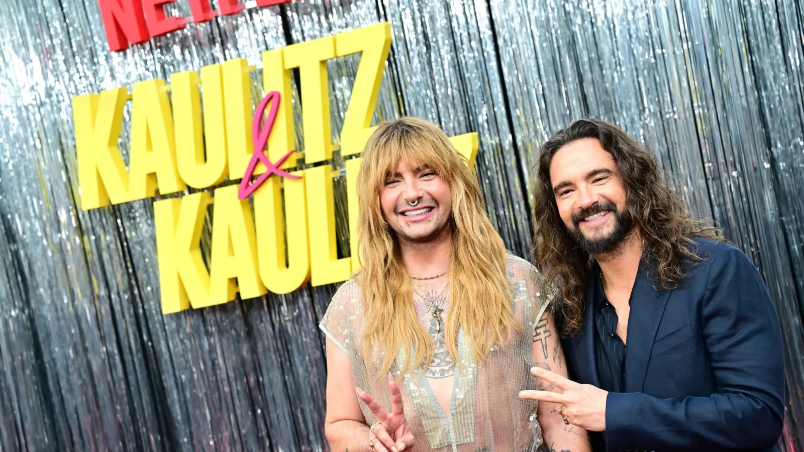 Die Kaulitz-Zwillinge bei der Premiere der dritten Staffel. (Archivbild: Sebastian Gollnow/dpa)