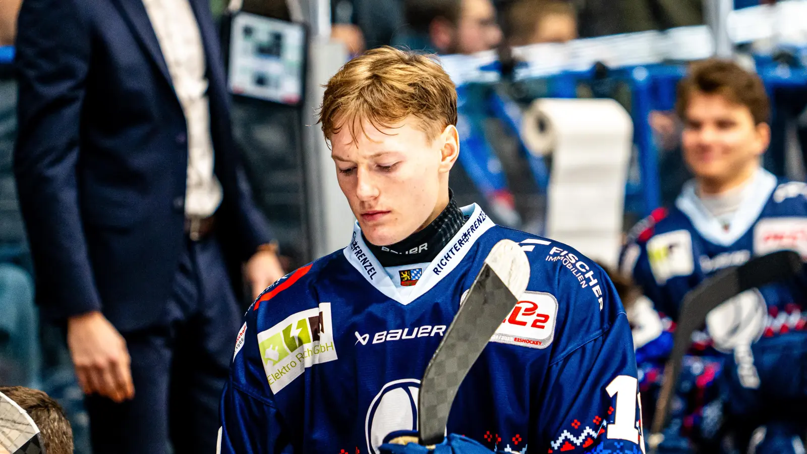 Gelungener Einstieg für den 19-jährigen Elias Pul in der kanadischen Western Hockey League: In seinem ersten Spiel für die Spokane Chiefs steuerte der ehemalige Weidener direkt einen Treffer bei. (Archivbild: Elke Englmaier)